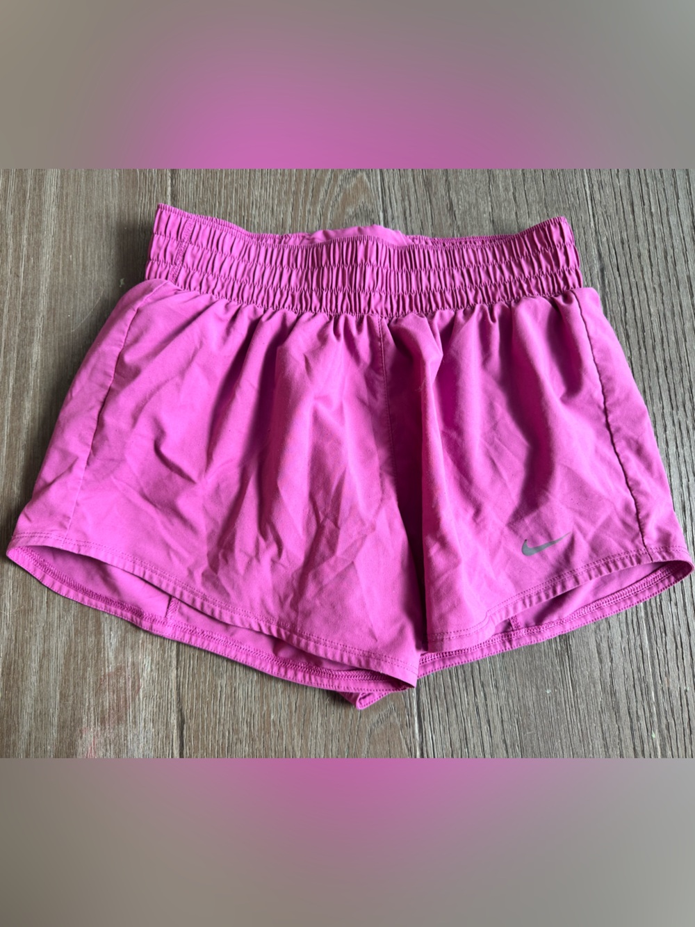 Nike Pink Running Athletic Shorts Women’s Small Lined